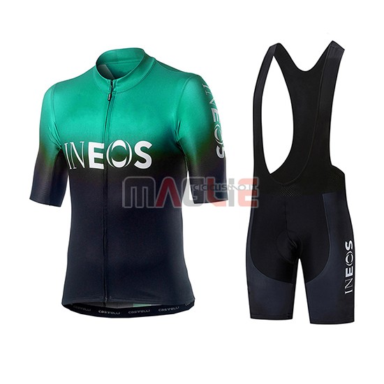 Maglia Castelli Ineos Manica Corta 2019 Nero Verde